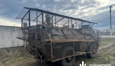 За матеріалами ДБР до 7 років ув’язнення засуджено військового за дезертирство та викрадення бронетранспортера (2)